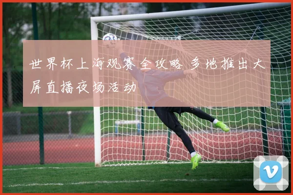 世界杯上海观赛全攻略 多地推出大屏直播夜场活动